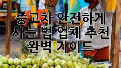 중고차 안전하게 사는 법: 업체 추천 완벽 가이드